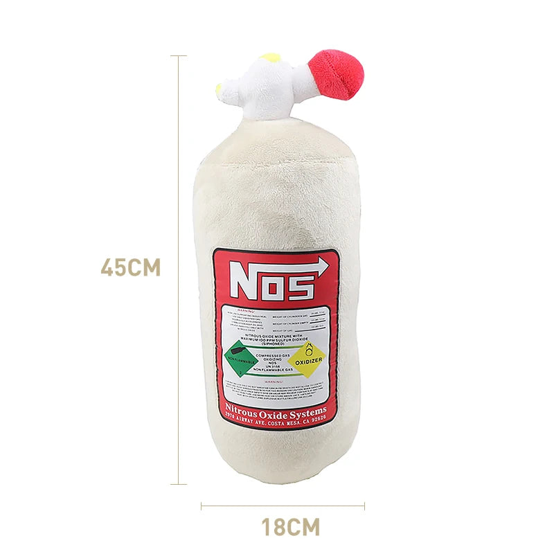 NOS Bottle Pillow Car Decor Headrest Cushion Plush Pillow