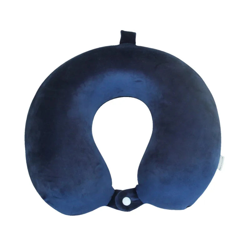 U-Shaped Memory Foam Neck Pillow – Car & Travel Comfort