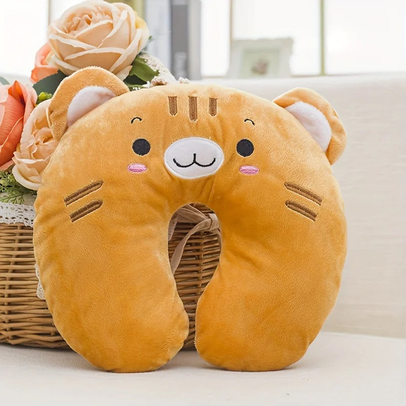 Pillow Puff Animal Comfort Neck Pillow – Cute & Ultra-Soft Travel Buddy