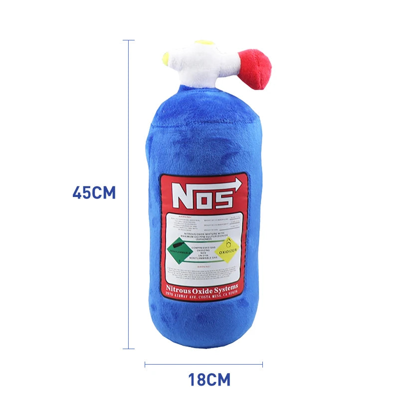 NOS Bottle Pillow Car Decor Headrest Cushion Plush Pillow
