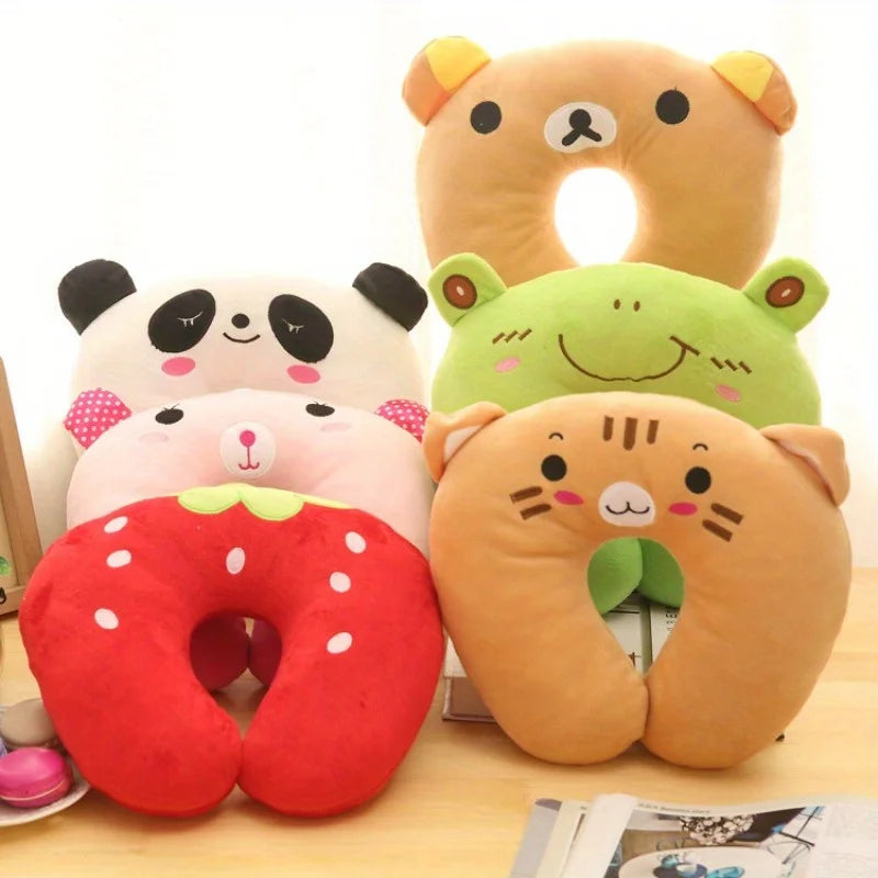 Pillow Puff Animal Comfort Neck Pillow – Cute & Ultra-Soft Travel Buddy